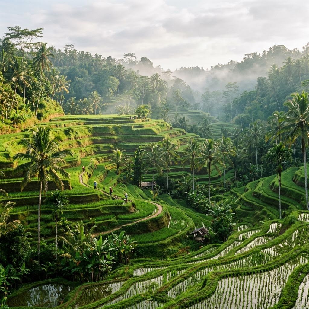 Scenic view of Bali, Indonesia