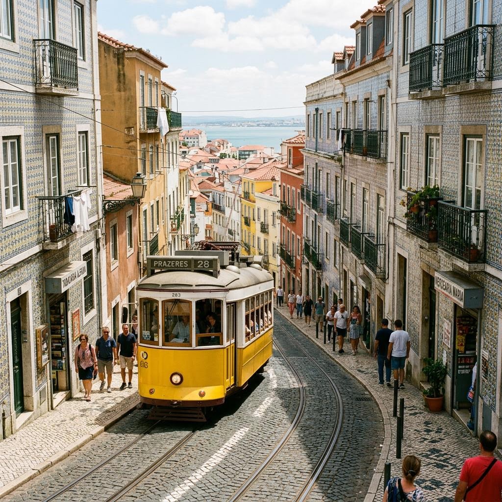 Scenic view of Lisbon, Portugal